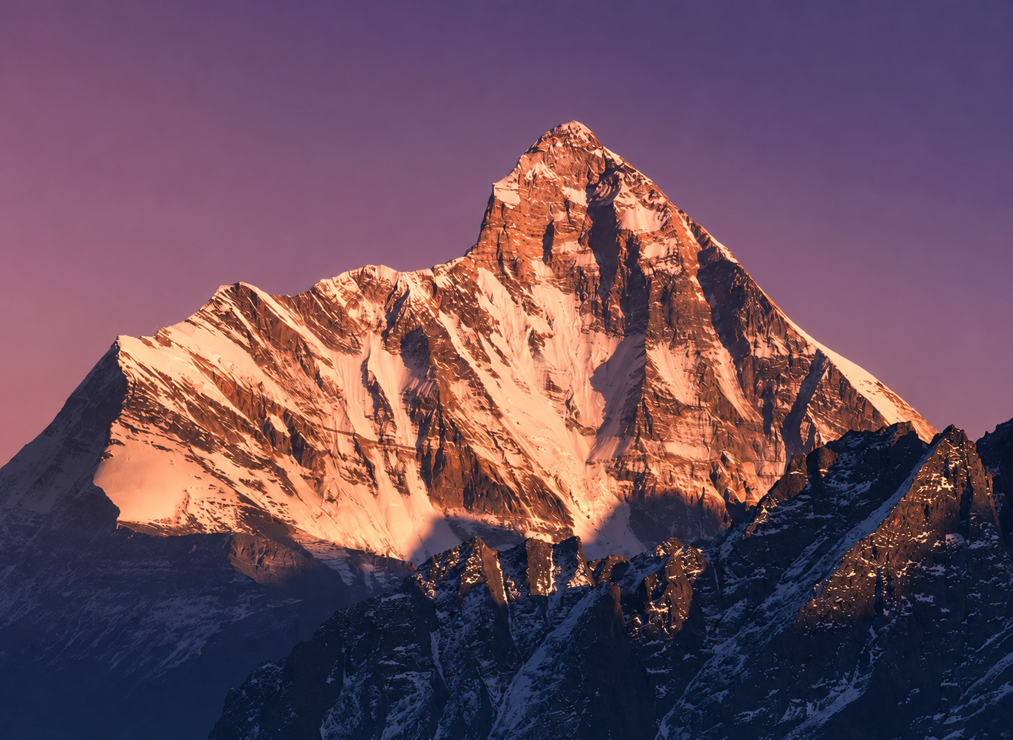 Cinematic Mount Nanda Devi East expedition